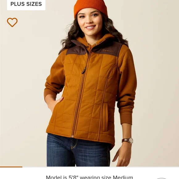 Ariat Women's Brown Quilted Vest - Picture 8 of 9